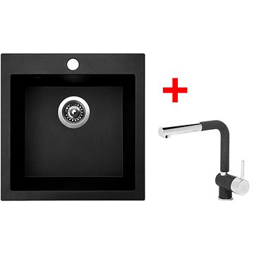

Sinks Viva 455 Granblack + Mix 3 P GR