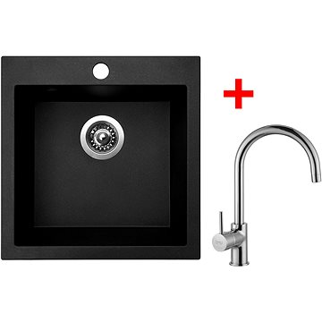 

Sinks Viva 455 Granblack + Vitalia