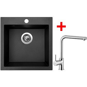 

Sinks Viva 455 Metalblack + Elka