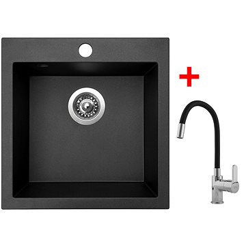 

Sinks Viva 455 Metalblack + Flexia