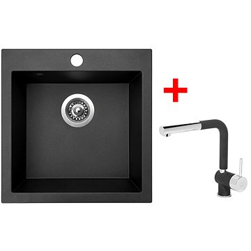 

Sinks Viva 455 Metalblack + Mix 3 P GR