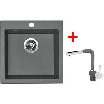 

Sinks Viva 455 Titanium + Mix 3 P GR