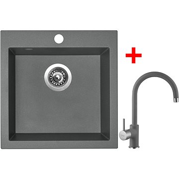 

Sinks Viva 455 Titanium + Vitalia GR