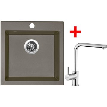 

Sinks Viva 455 Truffle + Elka