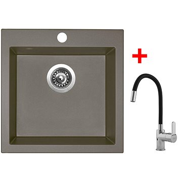 

Sinks Viva 455 Truffle + Flexia