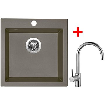 

Sinks Viva 455 Truffle + Vitalia