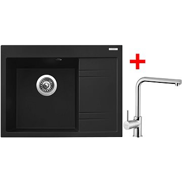 

Sinks RIM 650 L Metalblack + Elka
