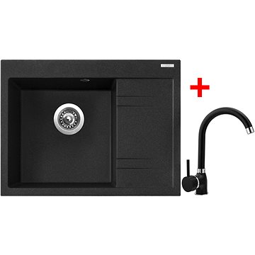 

Sinks RIM 650 L Granblack + Polo GR
