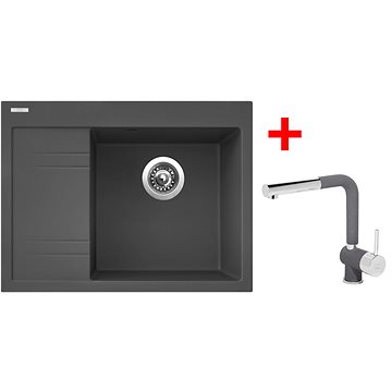 

Sinks RIM 650 P Titanium + Mix 3 P GR