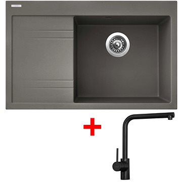 

Sinks RIM 780 P Truffle + Elka černá matná
