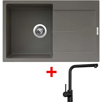

Sinks ULTIMA 790 Truffle + Elka černá matná