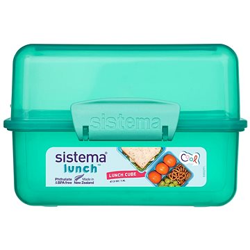 

Sistema Krabička na oběd s 2 oddíly 1,4 l, zelená