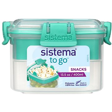 

Sistema Krabička na svačinu s miskou 400 ml, mátová