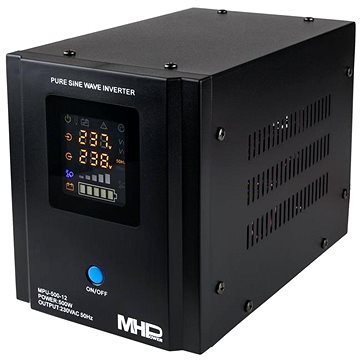 MHPower MPU-500-12, UPS, 500 W, čistý sinus, 12V, MPU-500-12