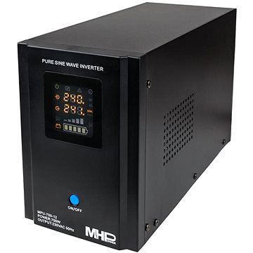 MHPower MPU-700-12, UPS, 700 W, čistý sinus, 12V, MPU-700-12