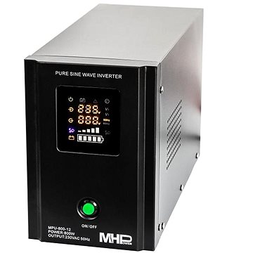 

MHPower MPU-800-12, UPS, 800 W, čistý sinus, 12V, MPU-800-12