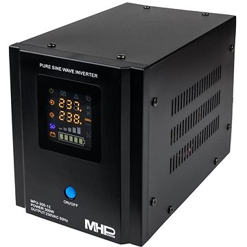 MHPower MPU-300-12, UPS, 300 W, čistý sinus, 12V, MPU-300-12