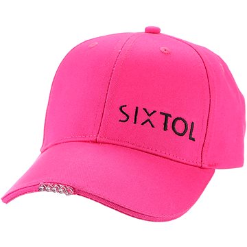 

SIXTOL Kšiltovka s LED světlem B-CAP 25lm, nabíjecí, USB, univerzální velikost, růžová