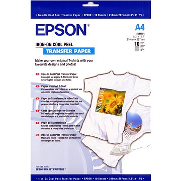 

Epson Iron-on-Transfer Paper - A4 - 10 listů