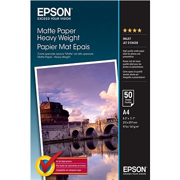 

Epson Matte Paper Heavy Weight - A4 - 50 listů