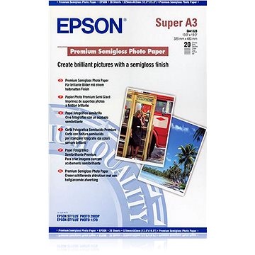

Epson Fotografický papír Premium Glossy A3 - 20 listů