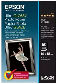 Epson Ultra Glossy Photo Paper - 10x15cm - 50 listů