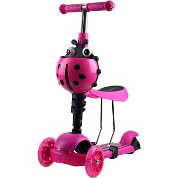 

ENERO 2v1 BERUŠKA se svítícími LED koly, růžová