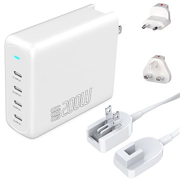 

4smarts Charger GaN Flex Pro 200W 4 USB-C white