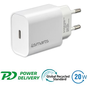 

4smarts Wall Charger VoltPlug PD 20W white