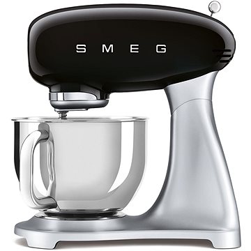 

SMEG 50's Retro Style 4,8 l černý, s nerezovým podstavcem