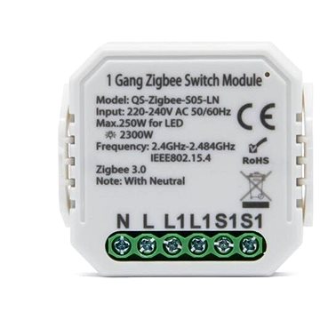 

Smoot ZigBee Switch Module s nulákem jednokanálový
