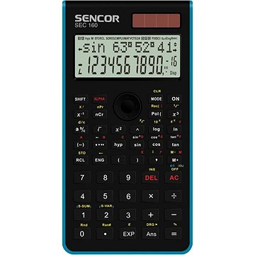 SENCOR SEC 160 BU černo/modrá - Kalkulačka