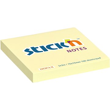 

STICK´N 76 × 76 mm, žlutý, 100 lístků
