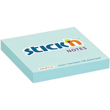

STICK´N 76 × 76 mm, pastel modrý, 100 lístků