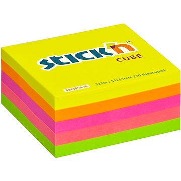 

STICK´N 51 × 51 mm, neon mix, 250 lístků