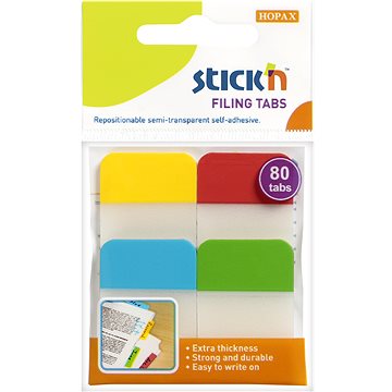 

STICK´N EXTRA PEVNÉ, 38 × 25 mm, mix barev, 4 × 20 záložek