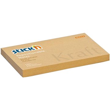 

STICK´N KRAFT, 76 × 127 mm, přír.hnědý, 100 lístků