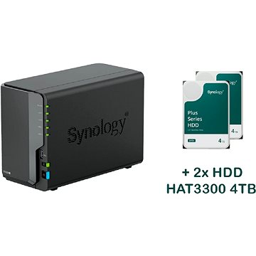 

Synology DS224+ 2x HAT3300-4T (8TB)