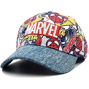 Komiks Marvel s potiskem - dětská kšiltovka vel. M