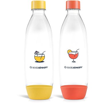 

SODASTREAM Lahev Fuse 2 × 1 l Orange / Yellow do myčky