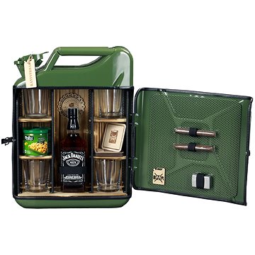 

Kanystr bar KHAKI GENTLEMAN otevírání do boku- AKCE vybavený