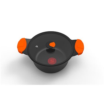 

SOGO SS-23295 Hrnec 28 cm s poklicí, indikátorem teploty a nepřilnavým povrchem EclipseTM
