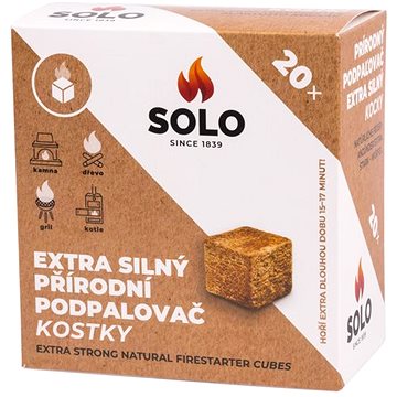

SOLO Podpalovač extra silný kostky - 20 ks