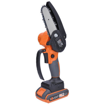 

Solight Ruční akumulátorová pila 21V, lišta 100mm