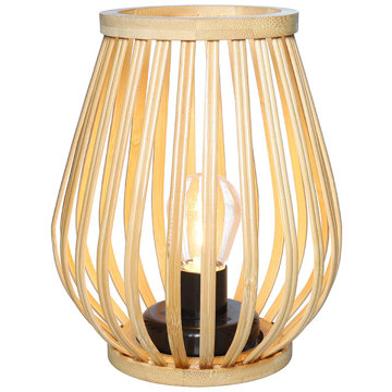 

Solight Bambusová lucerna s LED žárovkou, teplá bílá, 2 × AA, 20 cm
