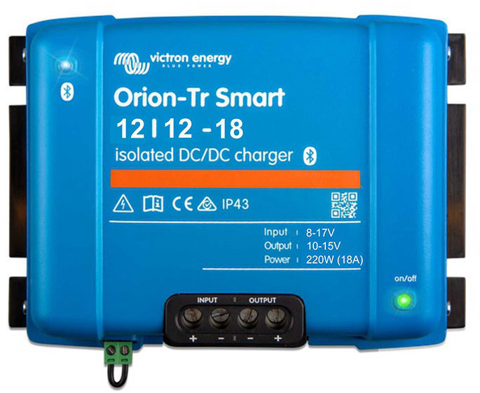 

Victron Energy nabíječka DC-DC Orion-Tr Smart 12/12-18A (220W), izolovaná