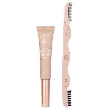 

SOSU Cosmetics Brow Glue Set & Perfect Kit gel a kartáček na obočí