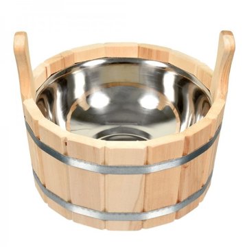 

SOTRA Vědro do sauny s nerezovou vložkou, lípa, 6 l
