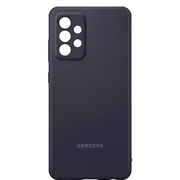 Samsung Silikonový zadní kryt pro Galaxy A52 / A52 5G / A52s černý - Kryt na mobil