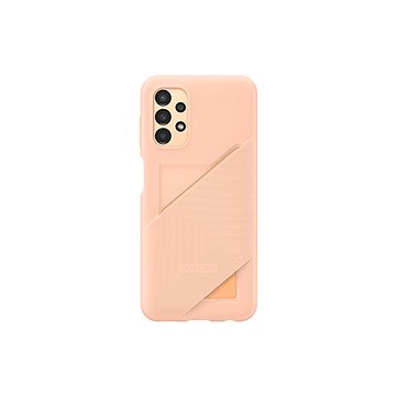 

Samsung Galaxy A23 5G Zadní kryt s kapsou na kartu broskvový